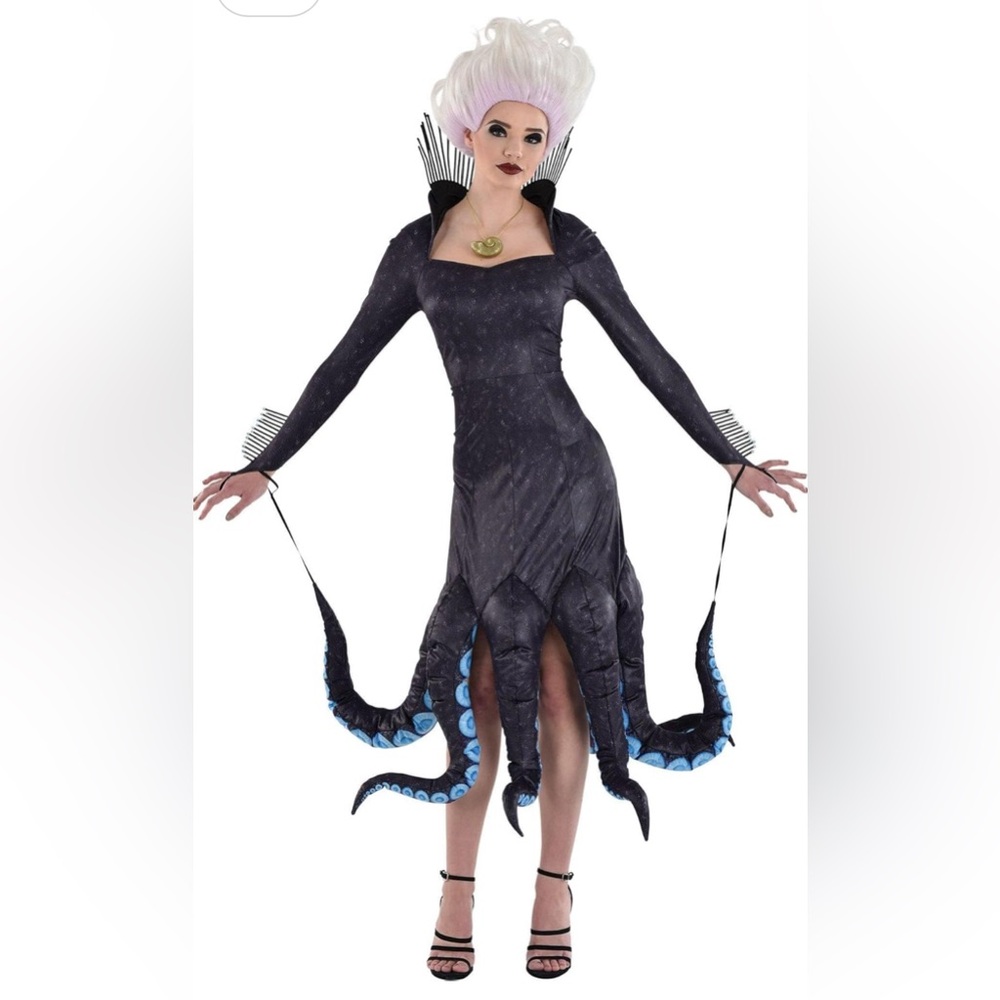 Little Mermaid Ursula Costume (Wig Not Included)- Size XL (14-16)